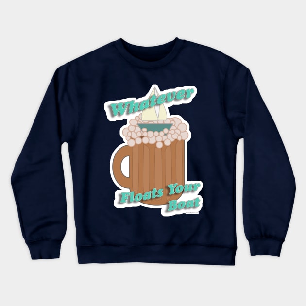 Funny Root Beer Float Slogan Crewneck Sweatshirt by Tshirtfort